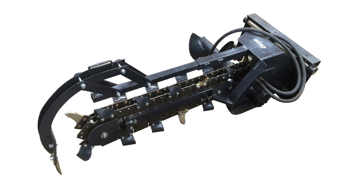 High Quality HCNBrand New 0207 Trencher Attachment for Sale for skid steer loader ditcher attachment best price cheaper price